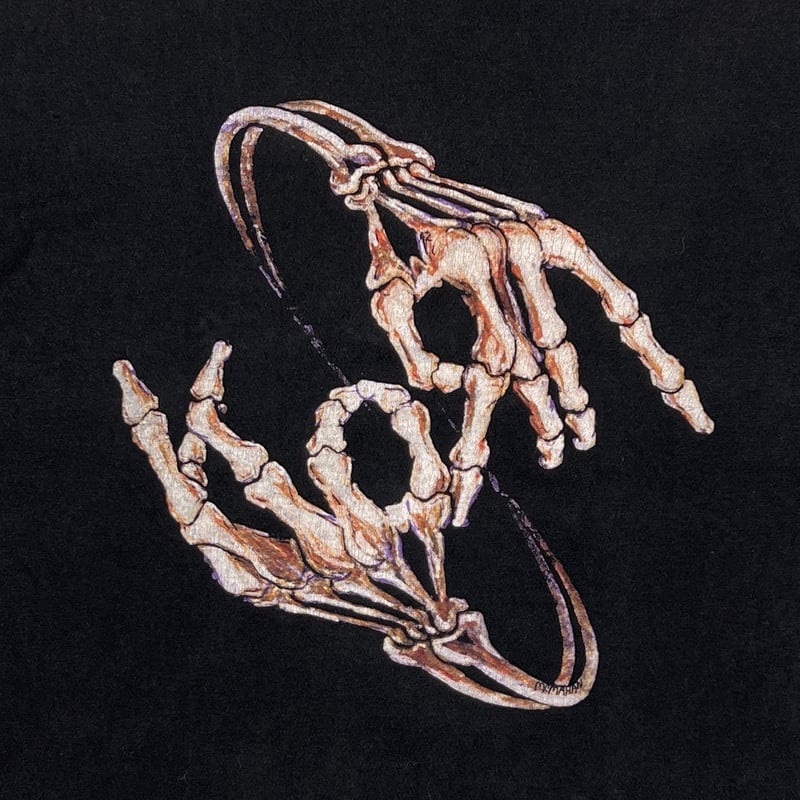 KORN TOUR 2005 BONE HAND SIGN FRUIT OF THE LOOM