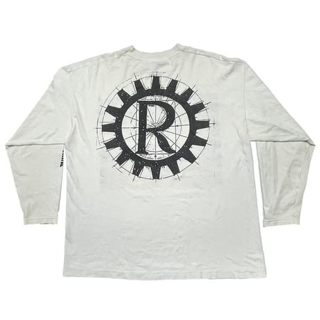 RAGE AGAINST THE MACHINE PORTRAIT LS BACK "R" WHITE SCREEN STARS XL 5853