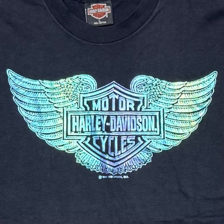 HARLEY DAVIDSON 1990 FOIL EMBLEM LOGO LARGE 5426