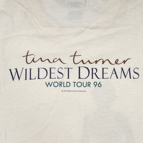 TINA TURNER WILDEST DREAMS WORLD TOUR 1996 NATURAL SCREEN STARS XL 7760