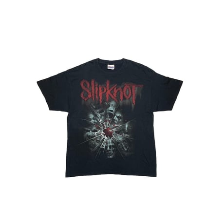 SLIPKNOT Shoot through MEMBER TEE BLACK HANES LARGE 1907