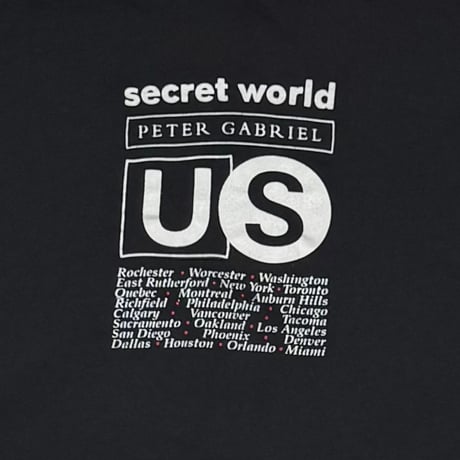 PETER GABRIEL SECRET WORLD TOUR GEM XL 7783