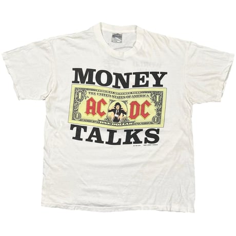 AC/DC MONEY TALKS WHITE BROCKUM XL 3316