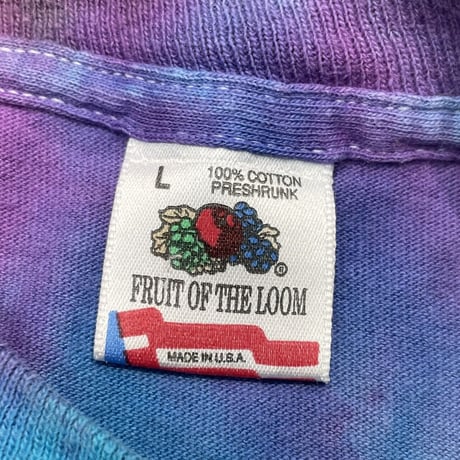 GRATEFUL DEAD 1991 LA COLISEUM TIE DYE TEE FRUIT OF THE LOOM LARGE 3084