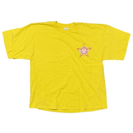 GUNS N' ROSES LOCAL CREW TOUR 2006 EMBLEM YELLOW GILDAN XXL 3343