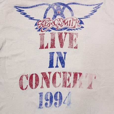 AERO SMITH LIVE IN CONCERT 1994 WHITE FRUIT OF THE LOOM XL 4026