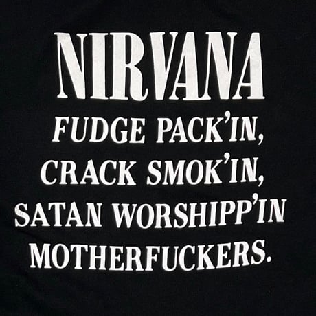 NIRVANA BLEACH MADE IN BRITAIN BOOTLEG HOODIE BLACK FITS XL 8035