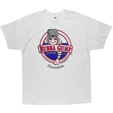 [MORE SALE] FORREST GUMP 1998 BUBBA GUMP SHRIMP CO. HONOLULU WHITE FITS XL 1316