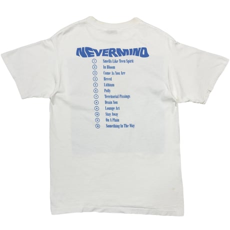 NIRVANA NEVERMIND WHITE GIANT LARGE 3011