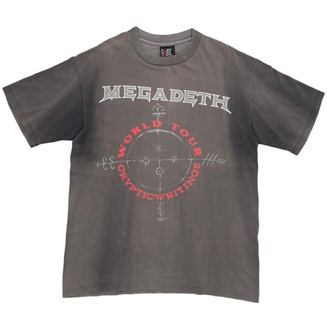 MEGADETH WORLD TOUR CRYPTICWRITINGS GINAT BY TEEJAYS LARGE 9699