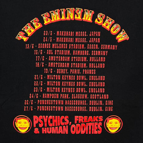 EMINEM THE EMINEM SHOW PSYCHICS, FREAKS & HUMAN ODDITIES FITS XL 6644