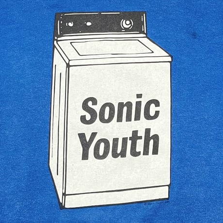 SONIC YOUTH WASHING MACHINE BLUE FRUIT OF THE LOOM MEDIUM 8140