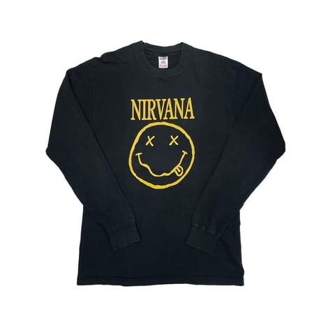 NIRVANA SMILE BOOTLEG LS TEE FRUIT OF THE LOOM 9698