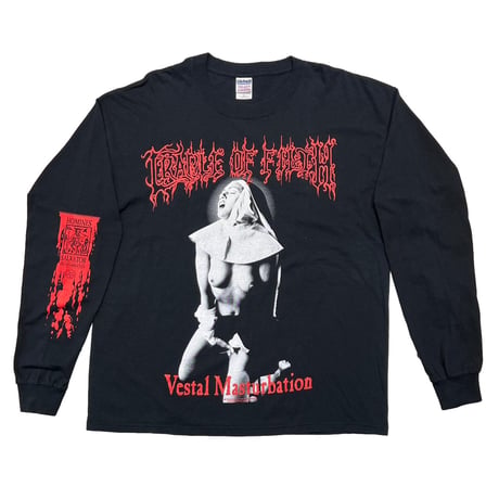 CRADLE OF FILTH Y2K VESTAL MASTURBATION LS GILDAN XL 7677