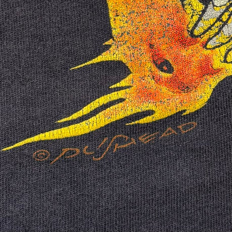 METALLICA PUSHEAD SIDE FLAMING VAMPIRE SKULL GIANT BY TEEJAYS XXL 5572