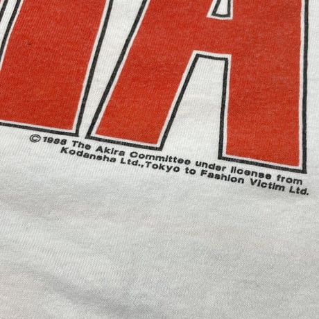 AKIRA KANEDA BIKE LS TEE WHITE MEDIUM 6293
