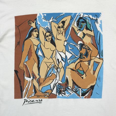 PABLO PICCASO THE GIRL OF AVIGNON WHITE FITS XL 3583