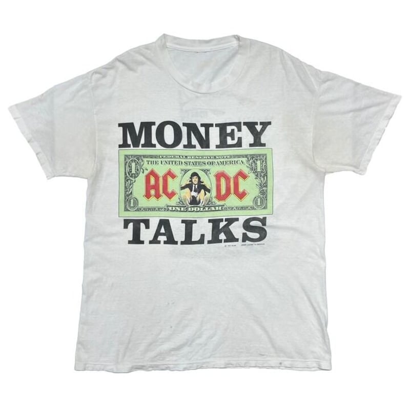 AC/DC 1990 MONEY TALKS WORLD TOUR 1990/91 WHITE