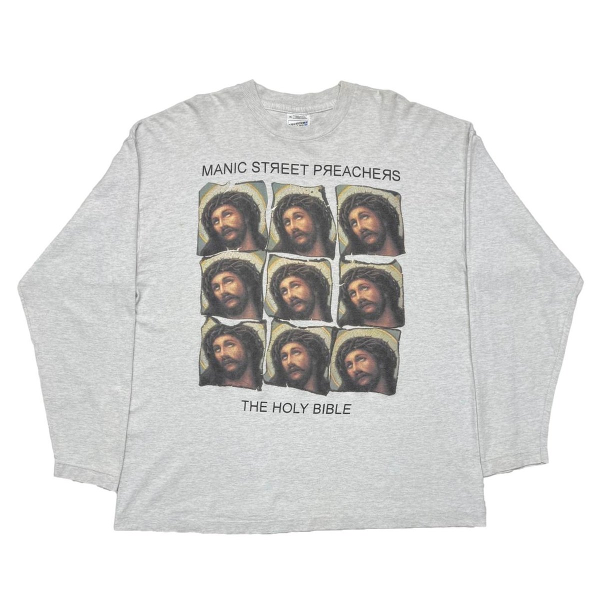 Manic Street Preachers The Holy Bible 長袖 MANIC STREET PREACHERS THE HOLY BIBLE LS GREY S