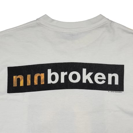 NINE INCH NAILS broken WHITE ALL SPORT XL 4013