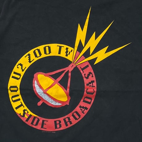 U2 ZOO TV OUTSIDE BROADCAST TOUR HANES LARGE 4866