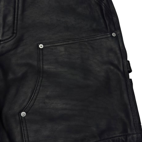greatLAnd ORIGINAL BADBOY HORSE LEATHER SHORTS BLACK