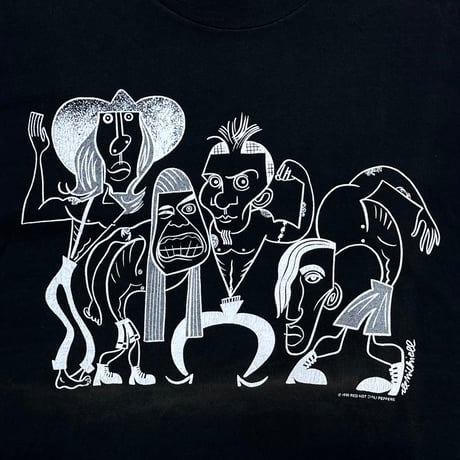 RED HOT CHILI PEPPERS 1990 PICASSO GINAT LARGE 0009
