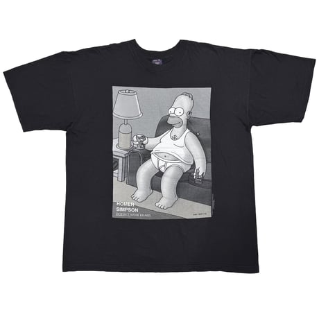 THE SIMPSONS 1995 HOMER SIMPSON DOESN'T WEAR KHAKIS BLACK XL 5914
