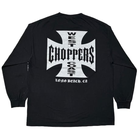 WEST COAST CHOPPERS SLEEVE IRON CROSS LS BLACK XL 8452