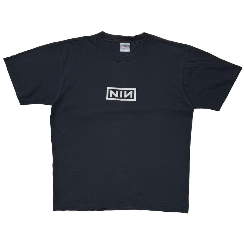 トップス 90s NINE INCH NAILS BOX LOGO ALL SPORT 90s Nine Inch Nails Reflective Box Logo T-shirt Men's XL - Etsy