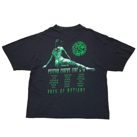 KISS PSYCHO CIRCUS LIVE IN 30 GREEN HIP BG TAG XL 3956