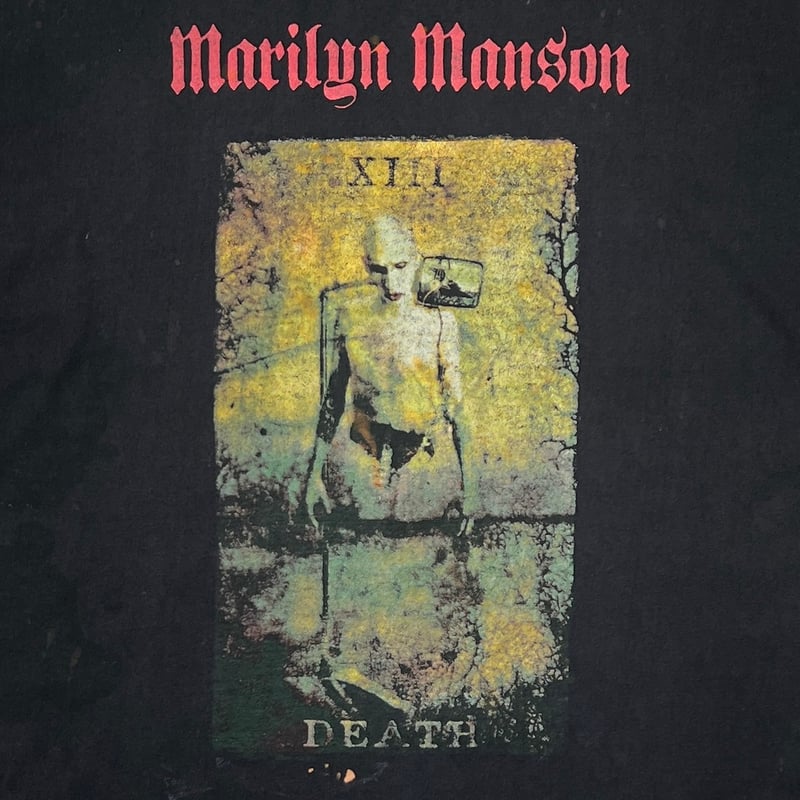 MARILYN MANSON Tarot card DOUBLESIDE BG XL 5200