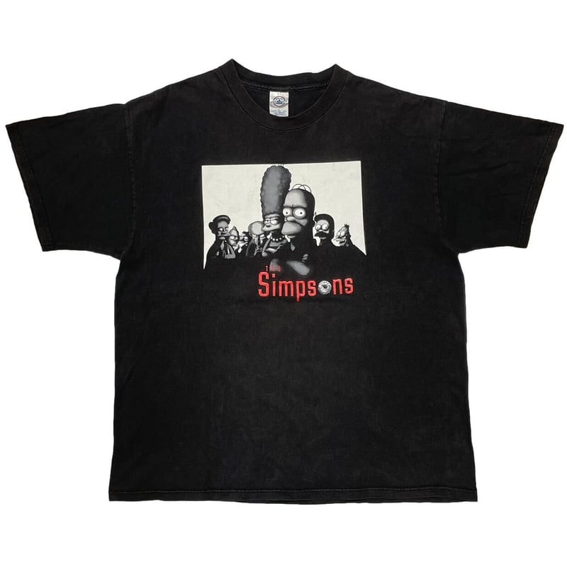 トップス THE SIMPSONS SOPRANOS PARODY FOTL 2XL Vintage FOTL The SIMPSONS Sopranos Parody Graphics T shirt