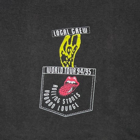 THE ROLLING STONES LOCAL CREW VOODOO LOUNGE FITS XL 4012