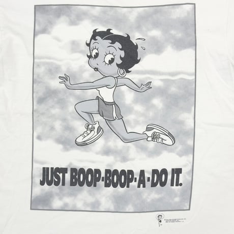 BETTY BOOP 1996 JUST BOOP-BOOP-A-DO IT. WHITE FITS LARGE 6711