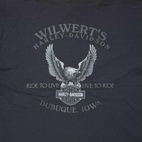HARLEY DAVIDSON ARM THUNDER RIDE TO LIVE DUBUQUE LS XL 3902