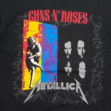 GUNS N' ROSES x METALLICA x FAITH NO MORE 1992 TOUR FRUIT OF THE LOOM XL 1202