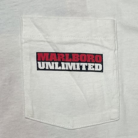 Marlboro UNLIMITED PIPESTONE PASS POCKET TEE WHITE FRUIT OF THE LOOM XL 9930