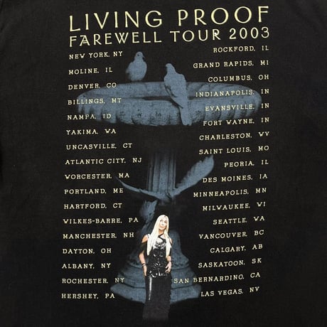 CHER LIVING PROOF FAREWELL TOUR 2003 FITS XL 5606