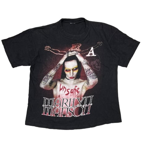 MARILYN MANSON 2002 UNSAFE BOOTLEG FITS LARGE 2672