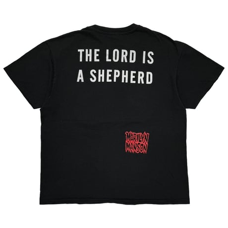 MARILYN MANSON BEWARE OF GOD THE LORD IS A SHEPHERD HANES XL 5015