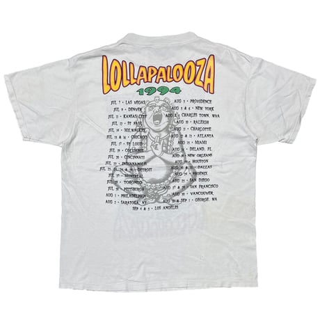 LOLLAPALOOZA 94' FESTIVAL WHITE TULTEX XL 1165