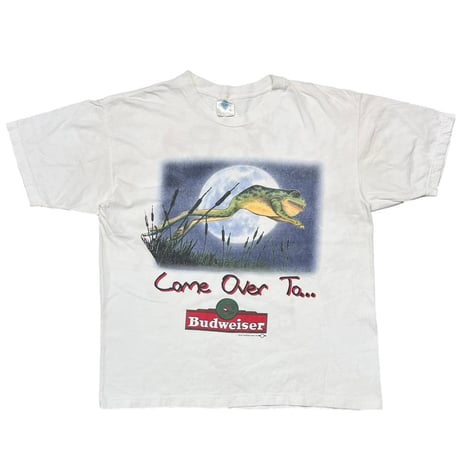 Budweiser 1995 JUMPING FROG COME OVER TO... WHITE CHAMP XL 2730