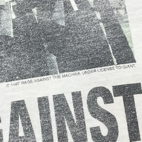 RAGE AGAINST THE MACHINE 1997 NUNS & GUNS WHITE MURINA XL 1208