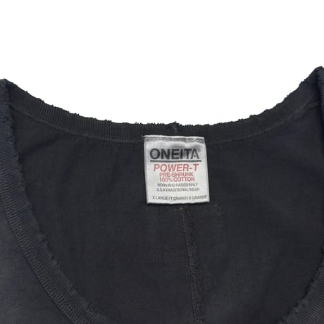 greatLAnd ORIGINAL ONEITA ANTI CASTE CLUNKER TANK TOP BLACK