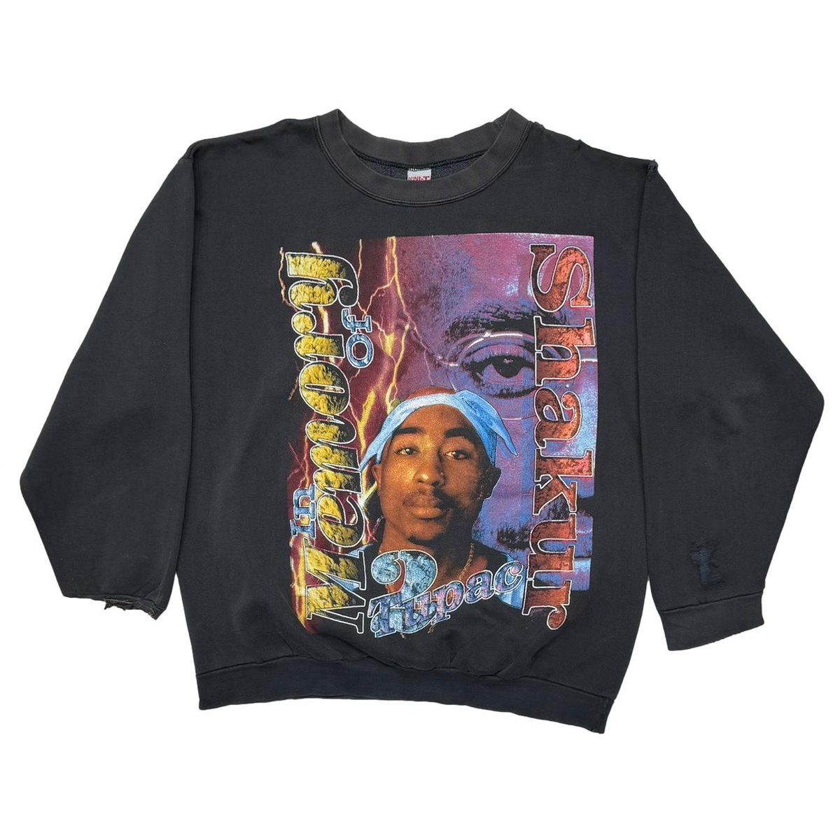 2PAC IN MEMORY OF TUPAC SHAKUR CREWNECK SWEAT I