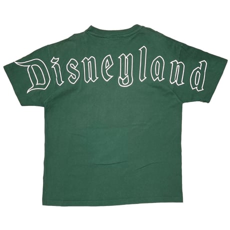 DISNEY VINTAGE 1995 Disneyland ARC LOGO GREEN L/XL 4354