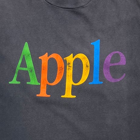 Apple TEXT LOGO Committed to Education Hanes XL 2410