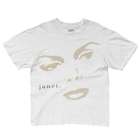 JANET JACKSON TOUR BIG FACE HANES LARGE 7223
