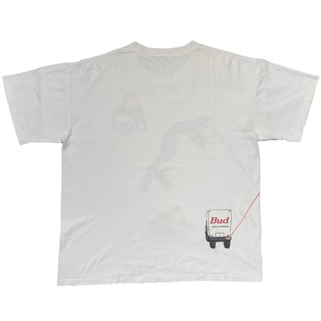 Budweiser 3 FROGS 1995 JUMP ON A BUD WHITE FITS XL 0399